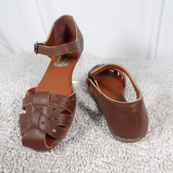 Rachel Shoes Girl Sandals Brown Size 2 - Picture 8 of 8